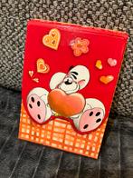 Vintage bloc-note 64 blaadjes magnetische sluiting potlood, Verzamelen, Diddl, Ophalen of Verzenden