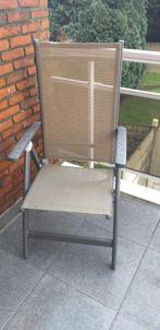 Tuinstoel. Inklap baar. Vlug weg prijs., Tuin en Terras, Tuinstoelen, Ophalen, Gebruikt, Overige materialen, Verstelbaar