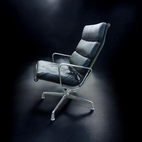 Eames ea216 lounge chair herman miller vitra 1980s, Huis en Inrichting, Bureaustoelen, Zo goed als nieuw, Zwart, Ophalen of Verzenden