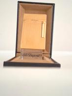 Dupont Aansteker L2 Verguld Goud Kleur Met PING Geluid., Verzamelen, Ophalen of Verzenden, Gebruikt, Aansteker