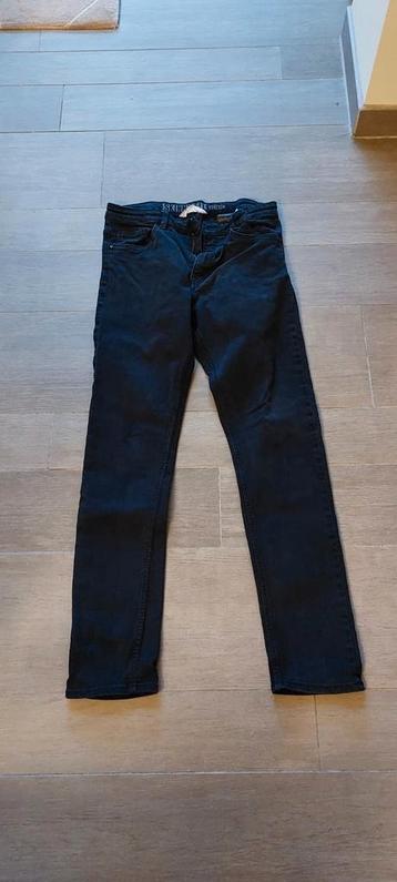 Zwarte stretch jeans maat 164