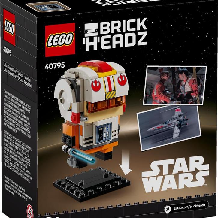 Lego 40795 BrickHeadz Star Wars Luke Skywalker Rebel pilot, Enfants & Bébés, Jouets | Duplo & Lego, Neuf, Lego, Ensemble complet