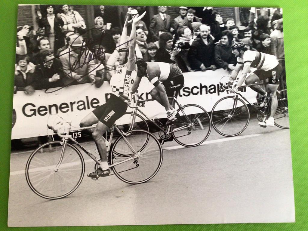 persfoto rvvl  1980  pollentier, signe  moser  raas, Envoi, Comme neuf