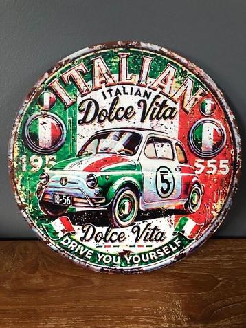 Plaque tôlée FIAT 500 - NEUVE beschikbaar voor biedingen