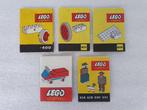 Lot van 5 vintage Lego System folders - handleidingen, Gebruikt, Ophalen of Verzenden, Lego