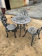 Prachtige set tafel met stoelen, Tuin en Terras, Ophalen of Verzenden