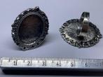 Cabochon verstelbare ring ovaal 4 stuks, Ophalen of Verzenden, Nieuw, Overige typen