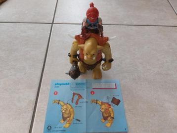 Playmobil 9343 - Troll Géant et soldat nain, Enlèvement, Comme neuf, Ensemble complet