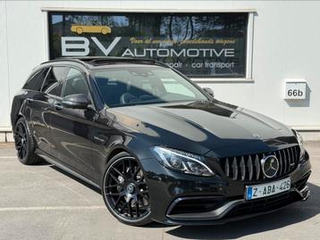 Mercedes C63 AMG LICHTE VRACHT - 360Cam - KEYLESS - CARBON beschikbaar voor biedingen