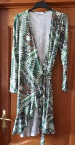 By Swan- robe cache/coeur-manches longues-imprimé vert-M, By Swan, Comme neuf, Vert, Taille 38/40 (M)
