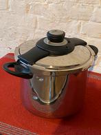 SEB CLIPSO INOX 8 L DIFFUSAL snelkookpan, Huis en Inrichting, Inox, Zo goed als nieuw, Keramische plaat, Ophalen