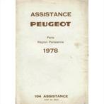 Peugeot Dealerlijst 1978 #2 Frans, Livres, Autos | Livres, Peugeot, Utilisé, Enlèvement ou Envoi