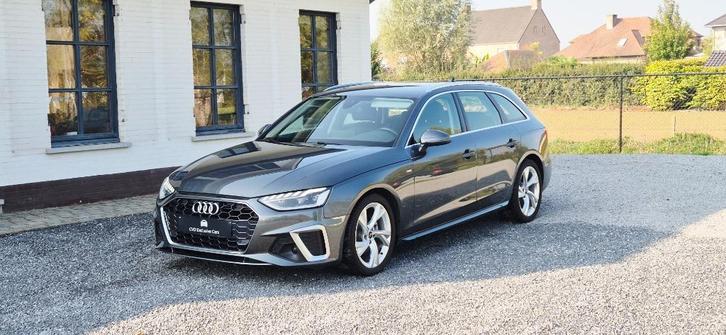 Audi A4 Avant 30TDI S-Line-Virtual-Matrix-Leder-Zetelverw-, Auto's, Audi, Bedrijf, Te koop, A4, ABS, Airbags, Airconditioning