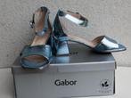 Sandales bleues brillantes Gabor - 38,5, Neuf, Enlèvement ou Envoi, Gabor, Bleu