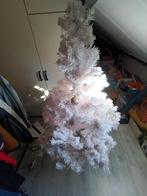 Sapin de Noël Casaria en PVC, sol en métal, 180 cm, blanc, Enlèvement ou Envoi, Comme neuf