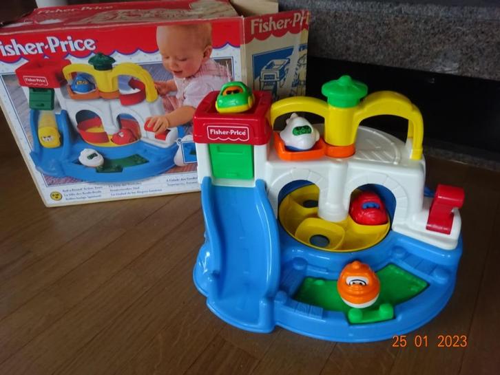 fisher price, draaivriendjes stad*NIEUW*VINTAGE*VOLLEDIG*, Kinderen en Baby's, Speelgoed | Fisher-Price, Ophalen of Verzenden