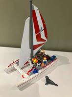 Playmobil catamaran + 3 mannetjes + zeehond + accessoires, Kinderen en Baby's, Speelgoed | Playmobil, Ophalen of Verzenden