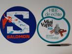 Supergrote vintage stickers Salomon/MiniVague, Verzenden