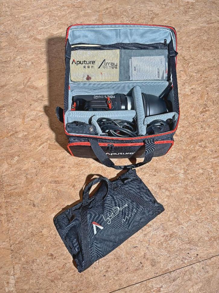 Aputure Light Storm LS 120D Kit & Aputure light dome mini, TV, Hi-fi & Vidéo, Photo | Studio photo & Accessoires, Comme neuf, Lampe ou Kit de flash