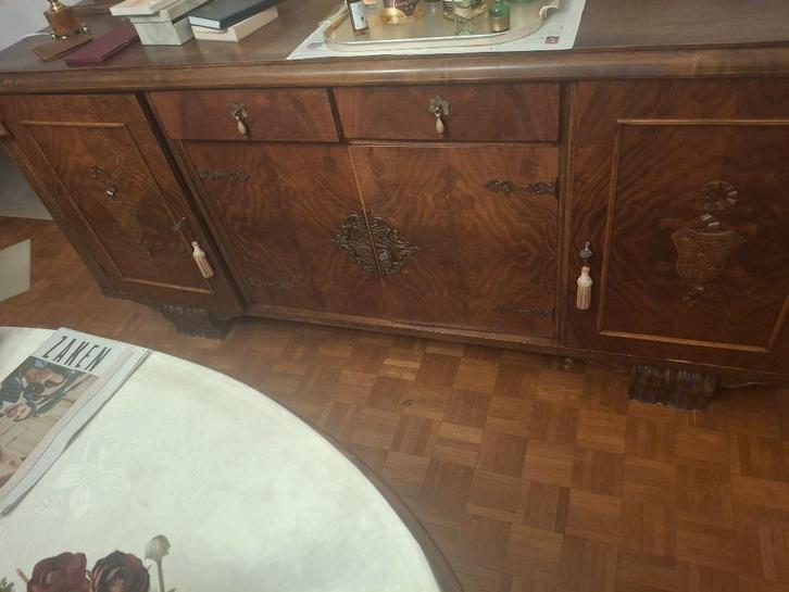 Volledige massief eiken eetkamer, Huis en Inrichting, Complete eetkamers, Zo goed als nieuw, Ophalen