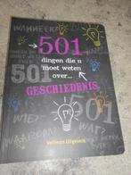 501 Dingen die je moet weten..., Ophalen of Verzenden, Zo goed als nieuw