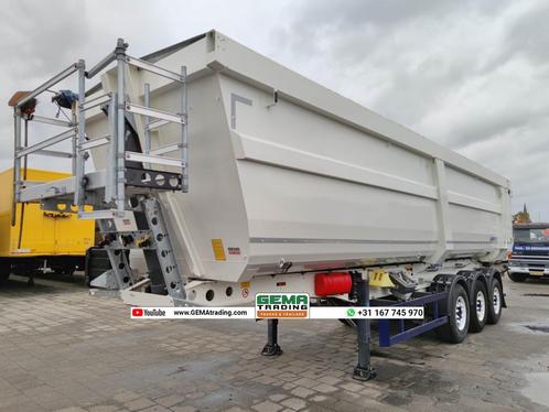 Schmitz Cargobull SCB S3D 3-Assen - Tipper 46m³ - Steel/Stee, Autos, Camions, Entreprise, ABS, Remorques et Semi-remorques