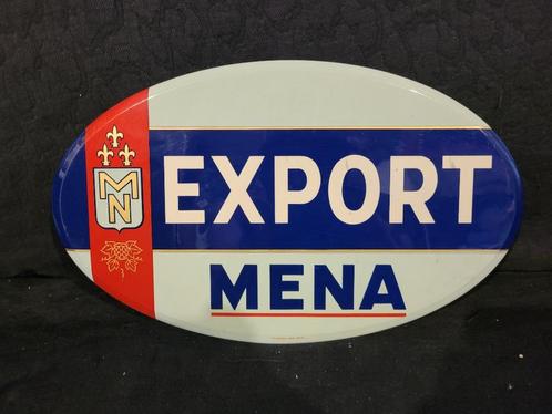 MENA bier export ijskist collectie 1950, Verzamelen, Merken en Reclamevoorwerpen, Zo goed als nieuw, Reclamebord, Ophalen of Verzenden