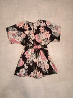 Combishort en satin, Kleding | Dames, Jumpsuits, Autre, Verzenden, Zwart, Zo goed als nieuw