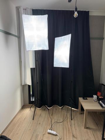 Studio lichtset, 6500k 40w beschikbaar voor biedingen