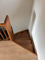 Open eiken houten trap, Doe-het-zelf en Bouw, Ophalen, Gebruikt, Trap, 2 tot 4 meter