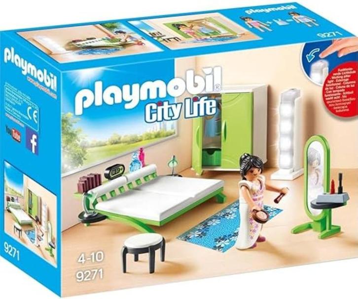 PLAYMOBIL  slaapkamer SNELLE GRATIS LEVERING, Kinderen en Baby's, Speelgoed | Playmobil, Nieuw, Complete set, Verzenden