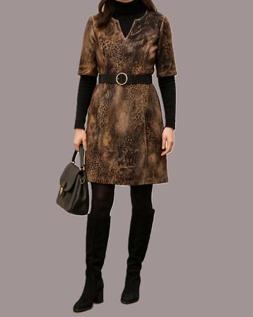 Caroline Biss jurk met animalprint maat 36 beschikbaar voor biedingen