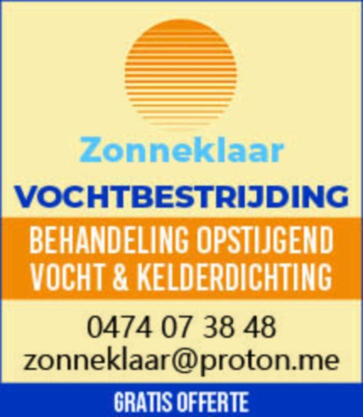 Zonneklaar - Opstijgend vocht en kelderdichting, Diensten en Vakmensen, Schilders en Behangers