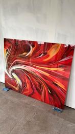 Schilderij op glas, Ophalen