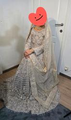 Handgemaakte kleed, Kleding | Dames, Jurken, Ophalen, Nieuw, Maat 36 (S), Beige