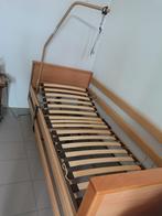 Thuis-ziekenhuisbed = Burmeier Arminia III (+ matras), Huis en Inrichting, Slaapkamer | Bedden, Ophalen, Eenpersoons, Beige, Hout