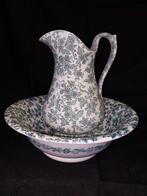 BEL ANCIEN ENSEMBLE BASSIN ET CRUCHE MAESTRICHT POMPADOUR, Enlèvement ou Envoi