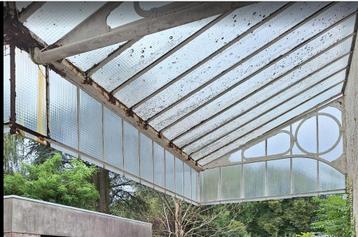 Stalen frame overkapping terras beschikbaar voor biedingen