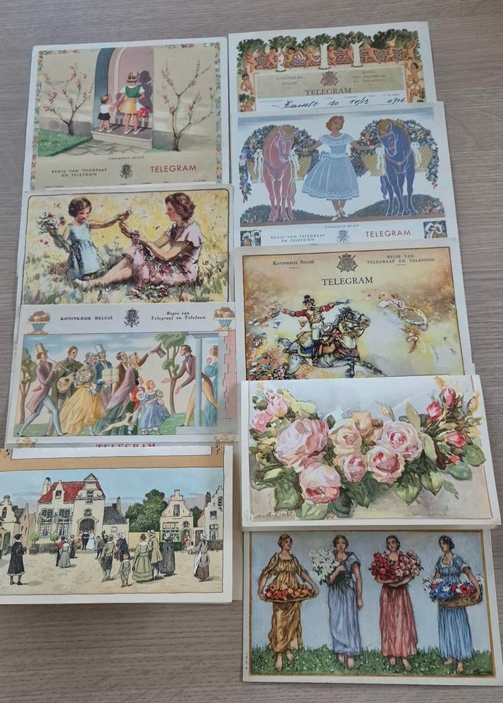 Lot oude telegrams 1952 /Hasselt /prijs 1 euro per stuk, Ophalen