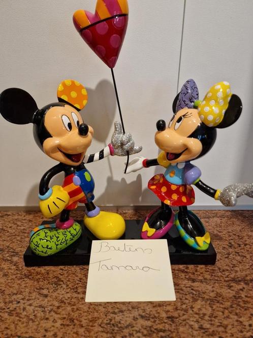 Beeld van Mickey en Minnie Mouse, Verzamelen, Disney, Zo goed als nieuw, Ophalen