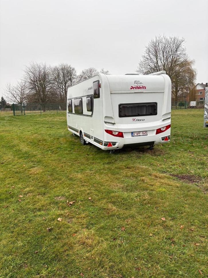 Caravan, Caravans en Kamperen, Caravans, Particulier, tot en met 6, 1000 - 1250 kg, Overige, Dethleffs, Dwarsbed, Dwars-stapelbed