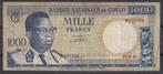Congo 1000fr 1961 - VF, Postzegels en Munten, Bankbiljetten | Afrika, Ophalen of Verzenden, Overige landen, Los biljet