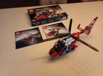 LEGO Technic Airport 8068 Rescue Helicopter MET DOOS, Comme neuf, Ensemble complet, Lego, Enlèvement ou Envoi