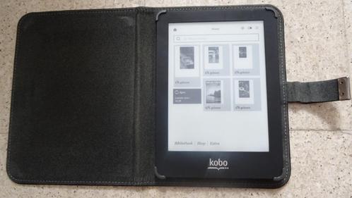 E reader Kobo Glo ereader met sleepcover hoes, Computers en Software, E-readers, Zo goed als nieuw, 6 inch of minder, 4 GB of minder