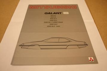 Mitsubishi Galant brochure 1982 disponible aux enchères