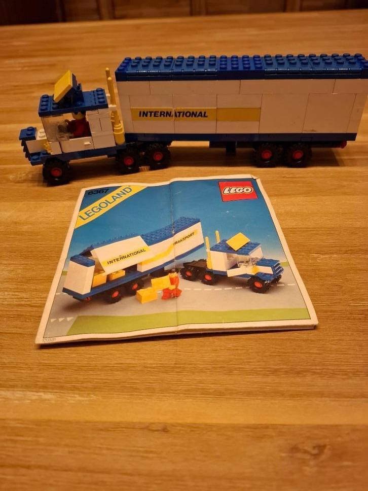 LEGO VRACHTWAGEN + TRAILER 6367, Kinderen en Baby's, Speelgoed | Duplo en Lego, Gebruikt, Lego, Complete set, Ophalen of Verzenden