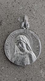 Médaillon, pendentif Mère de misericorde, argent., Antiquités & Art, Enlèvement ou Envoi