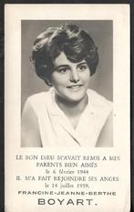 Bidprentje FRANCINE BOYART - 15 jaar, Ophalen of Verzenden, Bidprentje