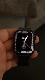 Apple watch series 7 (GPS) 45 MM +  Apple milanees bandje, Handtassen en Accessoires, Smartwatches, Ophalen, Gebruikt, Zwart, IOS