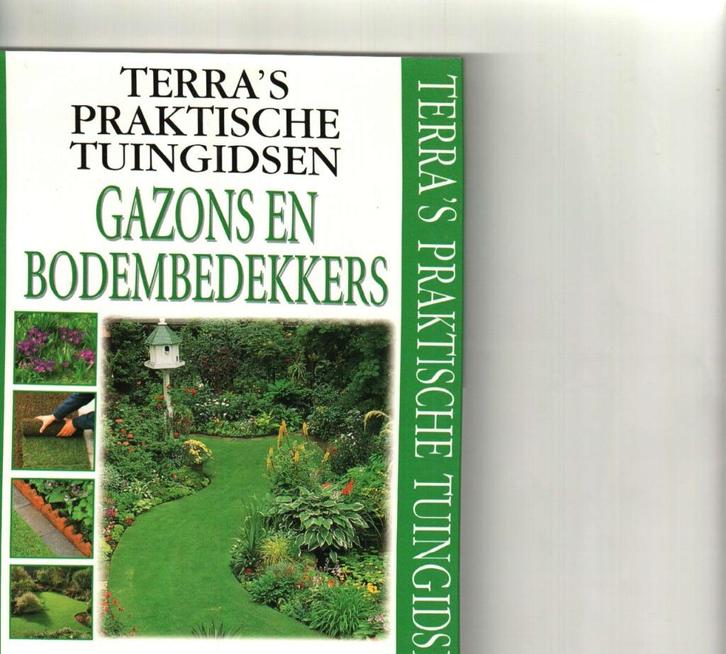 terras praktische tuingidsenGazons en bodembedekkers 80blz, Tuin en Terras, Gras en Kunstgras, Zo goed als nieuw, Gras, Ophalen of Verzenden